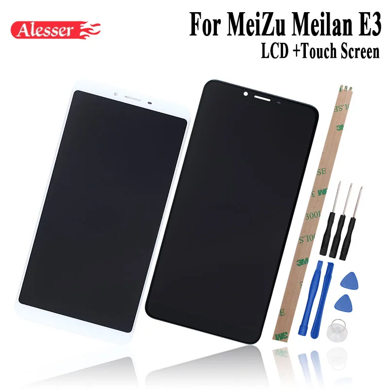 

Alesser For Meizu Meilan E3 LCD Display And Touch Screen Replacement Mobile Phone Accessory +Tools +Adhesive For Meizu Meilan E3