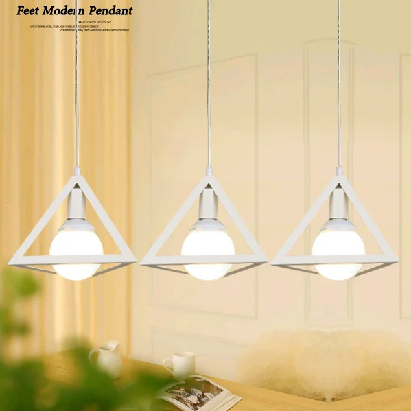 

Warm three head dining room bar aisle personalized lighting simple art store coffee shop