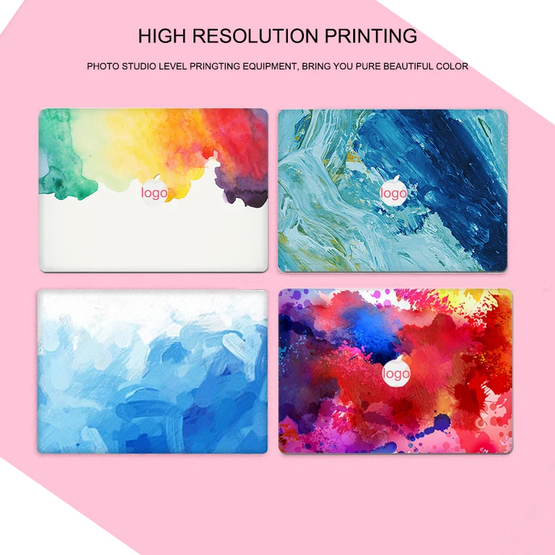 

GOOYIYO - 2019 New Laptop Sticker Top Vinyl Decal DIY Painting Color Skin For Macbook Air Retina Pro 11 12 13 15 Sticker