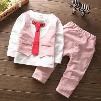 

BibiCola baby boys clothing sets infant spring autumn hot set newborn boys school uniform clothes suits gentleman style clothing