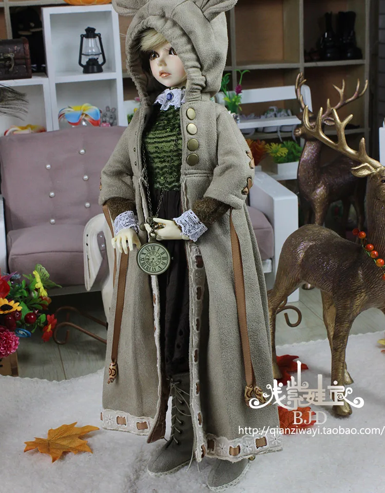 Аксессуары для одежды пальто + платье носки куклы BJD/SD в комплект не входят обувь