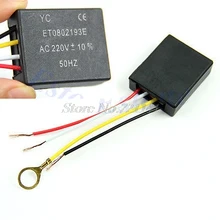 5 шт./лот Настольный светильник Запчасти на включение/выключение, 1 канал, сенсорный Управление Сенсор лампа переключатель