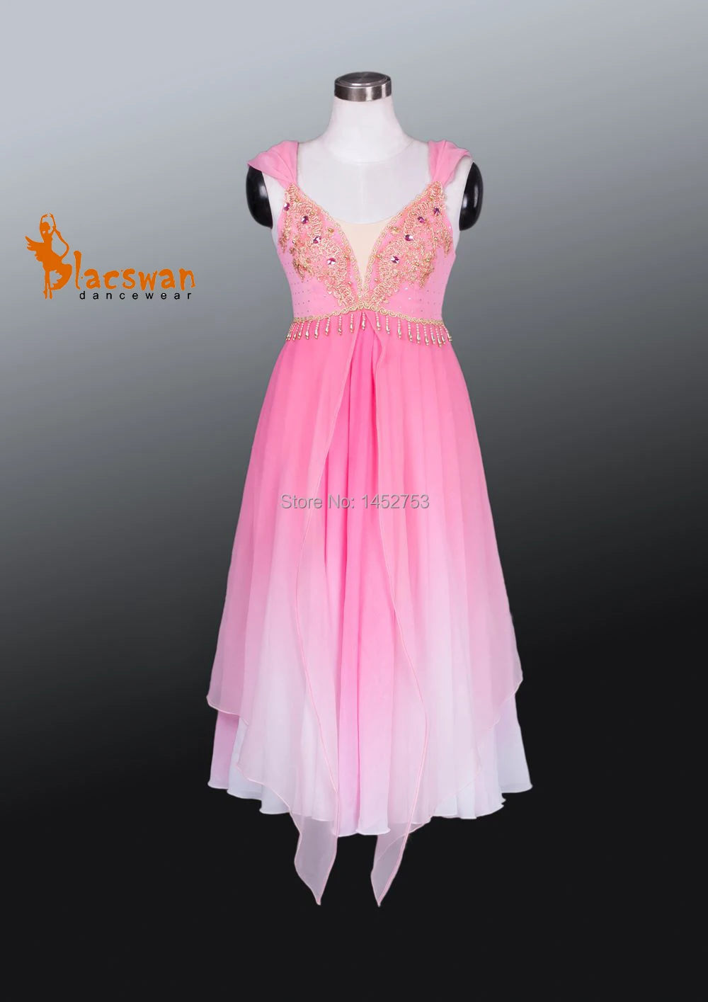 PINK chiffon ballet dress for kids,romantic ballet tutu,girls ballet ...