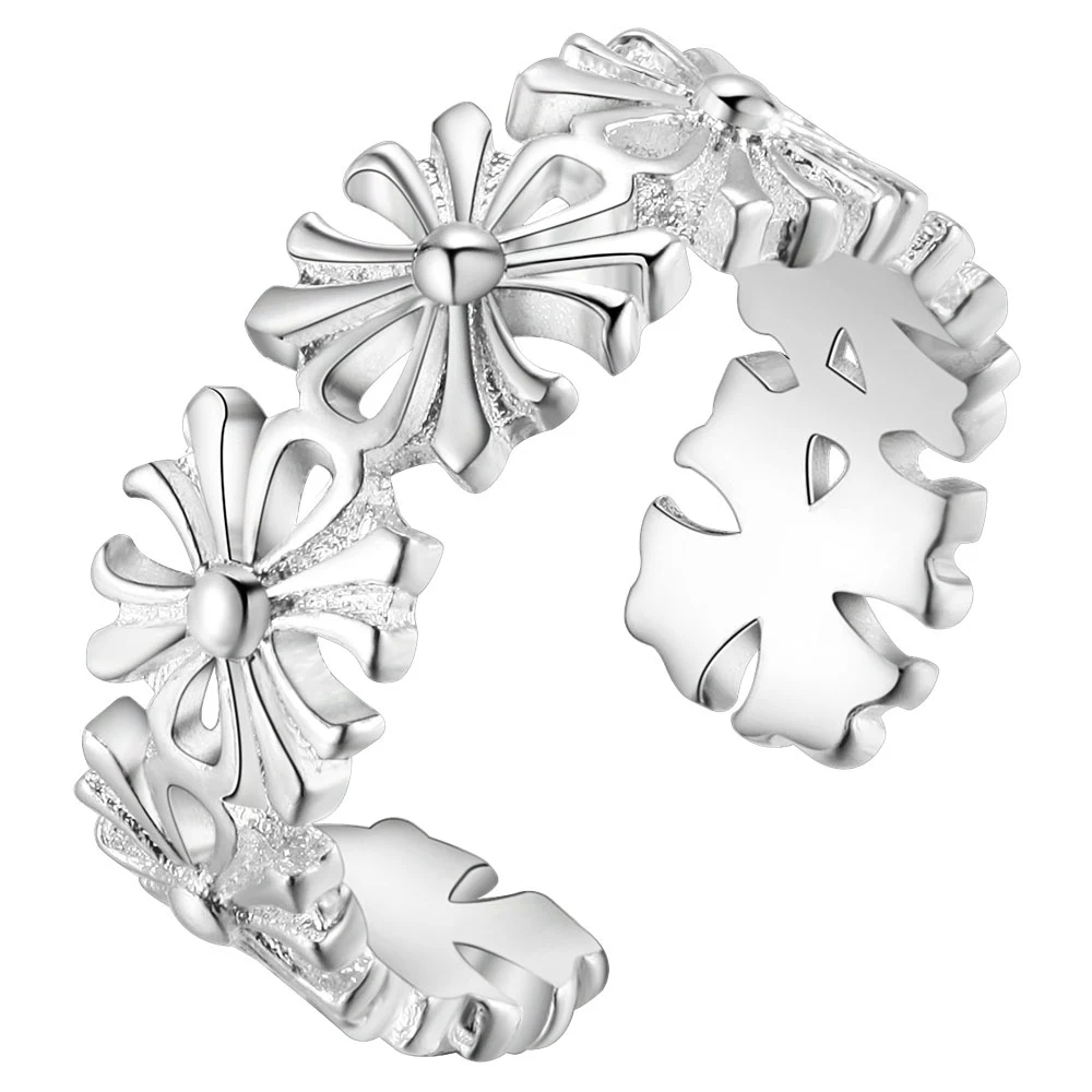 jewelry Silver Plated Ring Charming Rose Wedding Rings For Women Valentine's gift PJ259 | Украшения и аксессуары