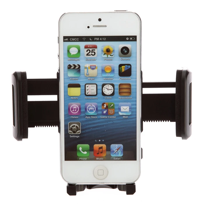 Rotary 2A Dual USB Mobile Phone Car Lighter Charger Holder Stands For