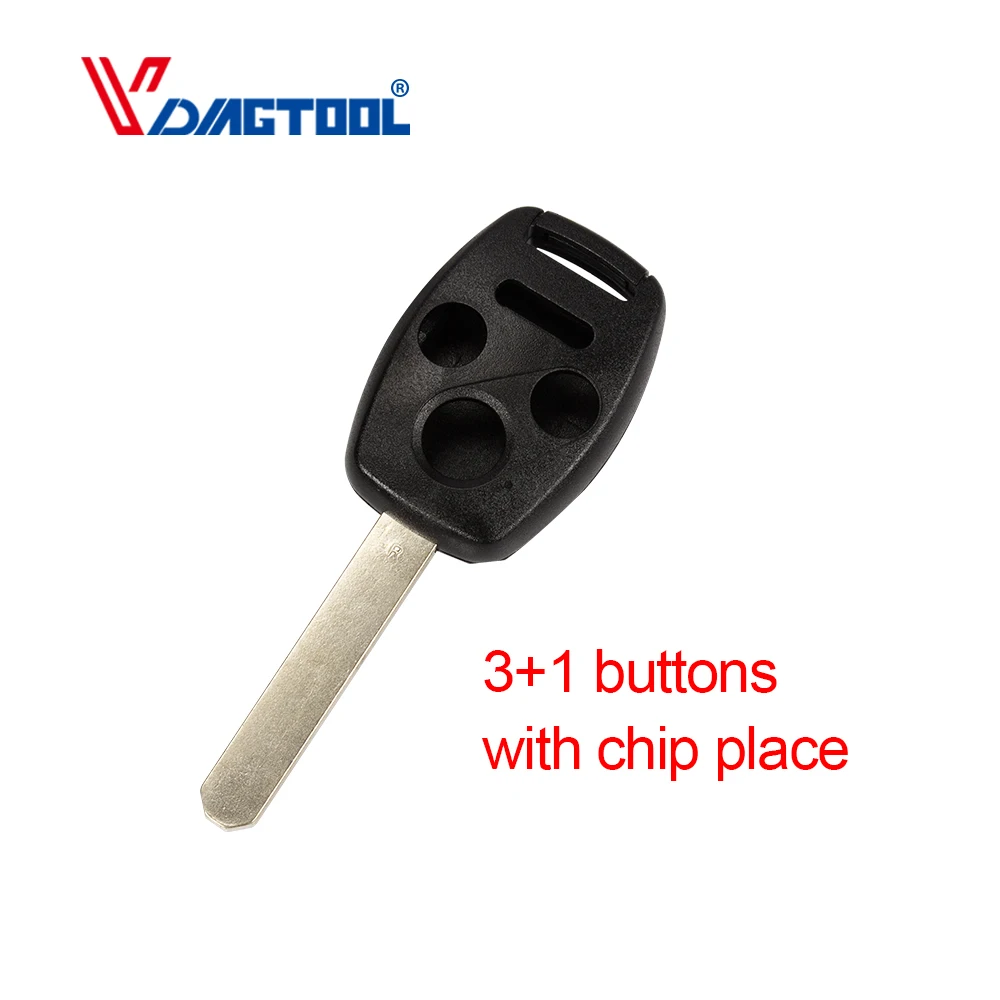 Чехол для ключей Vdiagtool 3 + 1 кнопка дистанционного управления с чехлом Fob Honda Accord Civic