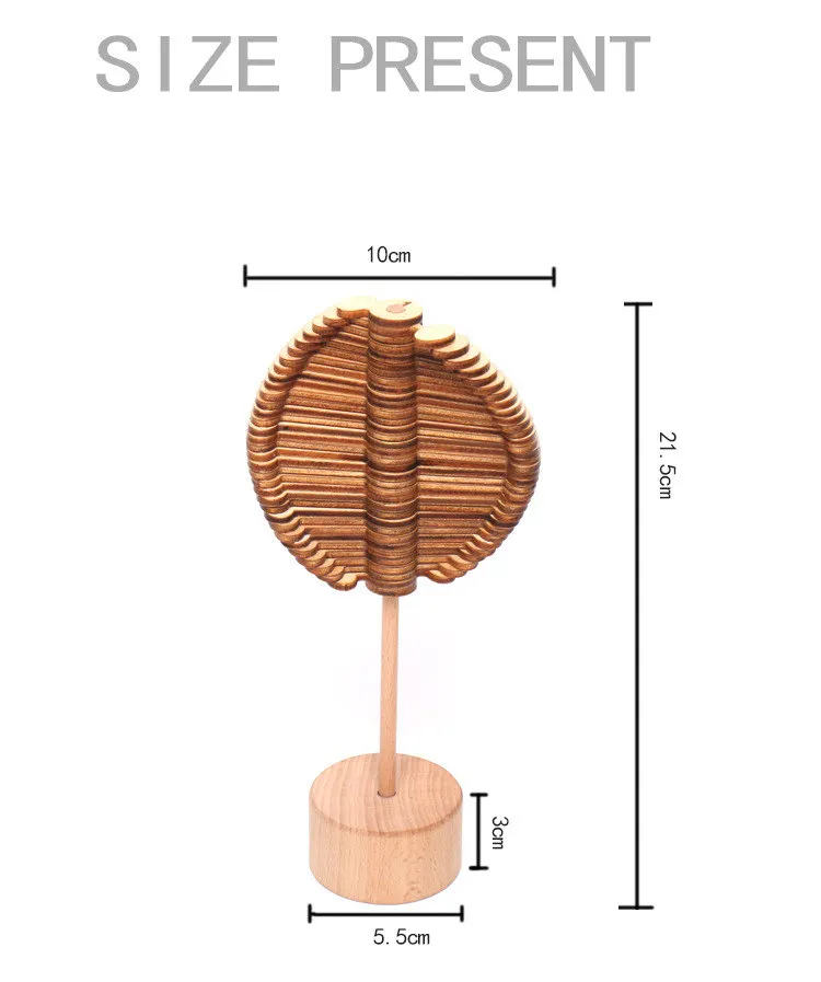 Деревянная волшебная палочка Helicone для снятия стресса сенсорные игрушки спин леденец домашний Декор Подарок Смешная креативная игрушка для рисования для мальчиков и девочек взрослых