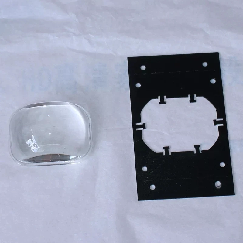 DIY светодиодный проектор прямоугольные конденсаторные линзы с подставкой для 16:9 ЖК-дисплей Выделенные конденсаторные линзы