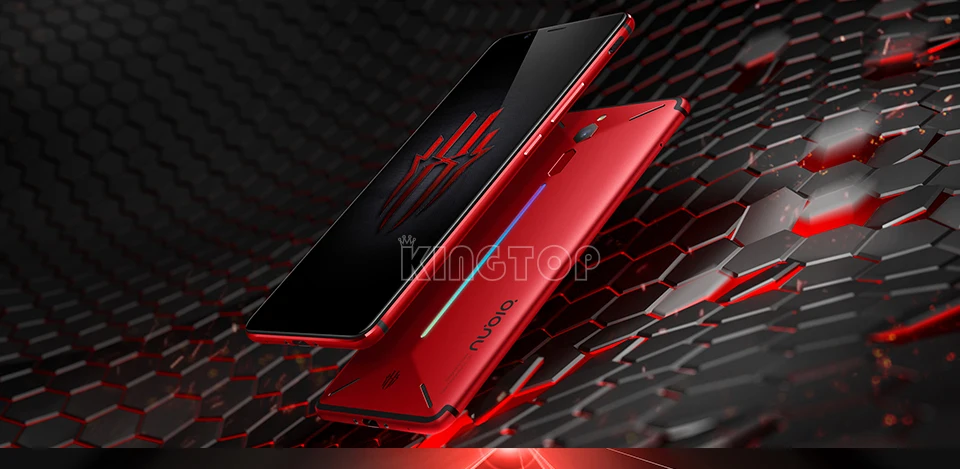 Оригинальный мобильный телефон zte Nubia Red Magic Game 6 дюймов Octa Core Гб 64 полный экран отпечатков пальцев Android 8,1 4 г LTE смартфон