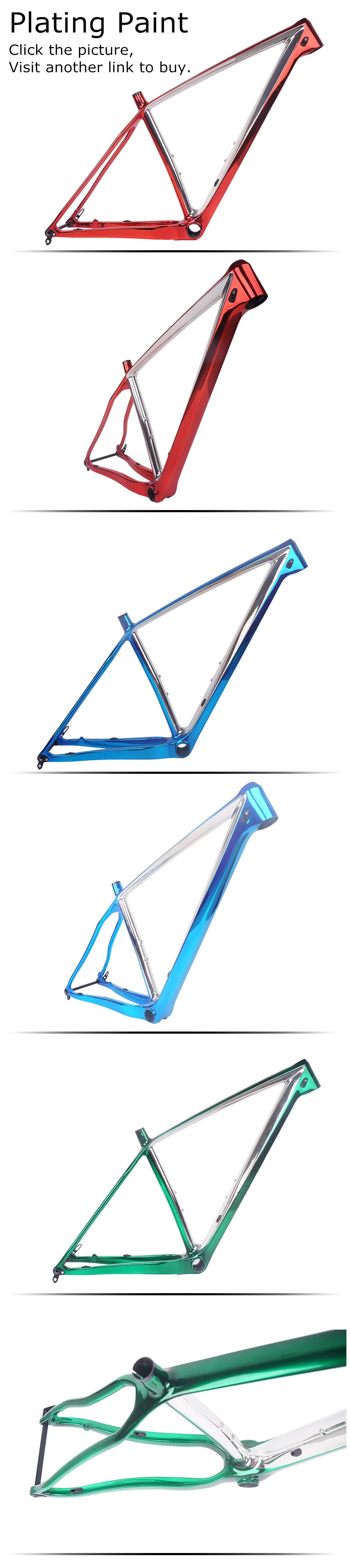 Excellent Tideace 142x12 or 148x12mm thru axle boost MTB carbon frame 29er Mountain Bike Frame 29 max 2.35 tires Bicycle parts 11