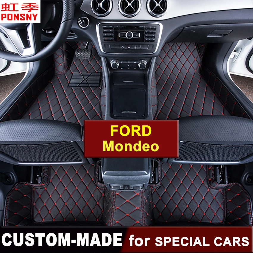 

Car Floor Mats Customized for Ford Mondeo Fusion 2nd-gen 3rd-gen 4th-gen 3D Floor Carpets Custom-made Auto Foot Mats