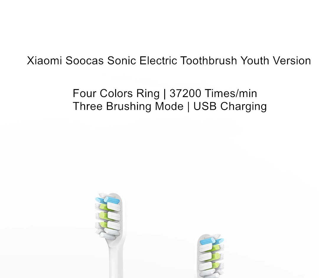 Xiaomi mi Soocas звуковая электрическая зубная щетка Smart mi управление Водонепроницаемая ультра звуковая автоматическая зубная щетка USB перезаряжаемая Молодежная