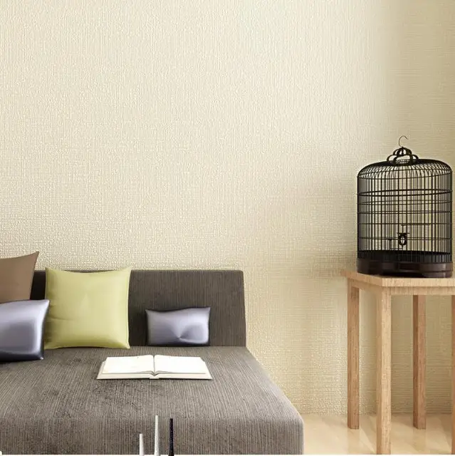 Beibehang European solid color wallpaper modern living room wallpaper