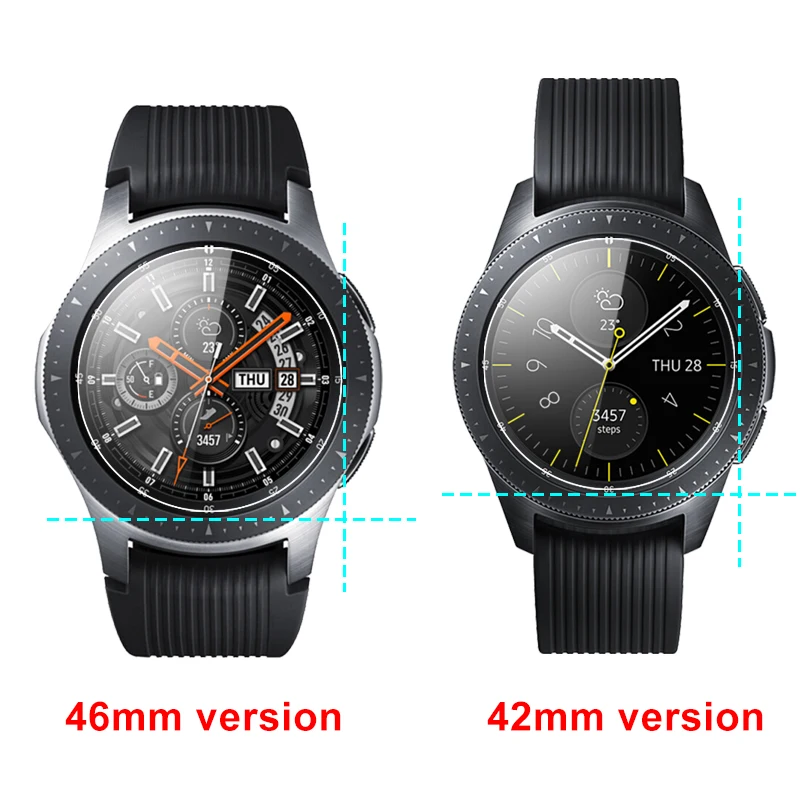 10 шт HOPELF закаленное стекло для samsung Galaxy Watch 42 мм и 46 мм защитная пленка 9H для samsung Galaxy Watch