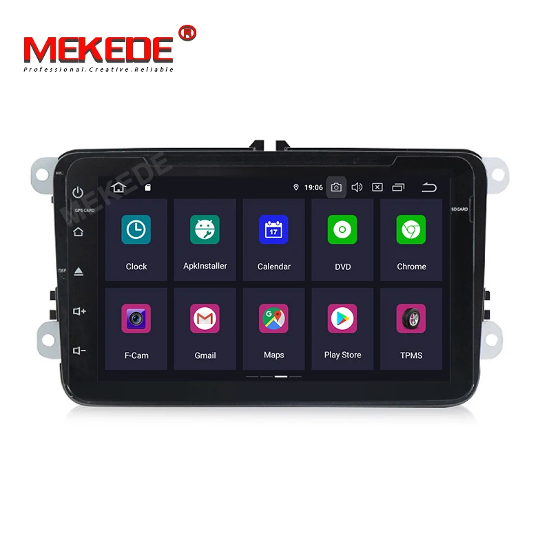 Discount PX30 series!Mekede Android 9.0 DSP IPS screen Car dvd player for VW/Volkswagen/PASSAT/B5/MK5/GOLF/POLO/TRANSPORTER 5