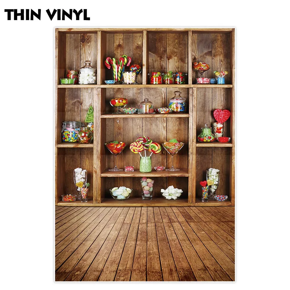 Allenjoy photography backgrounds colorful candies vintage wood shelves backdrop photo studio prop photophone photocall decor Allenjoy photography backgrounds colorful candies vintage wood shelves backdrop photo studio prop photophone photocall decor