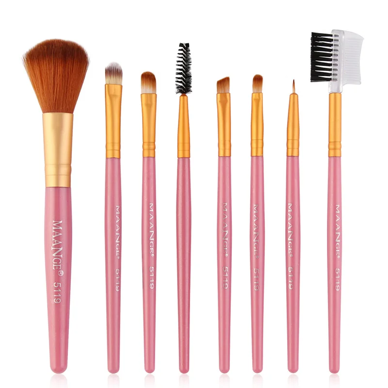 

8PCS Makeup Brushes Set Eye Shadow Foundation Powder Eyeliner Eyelash Lip Make Up Brush Cosmetic Beauty Tool Kit Brush Hot