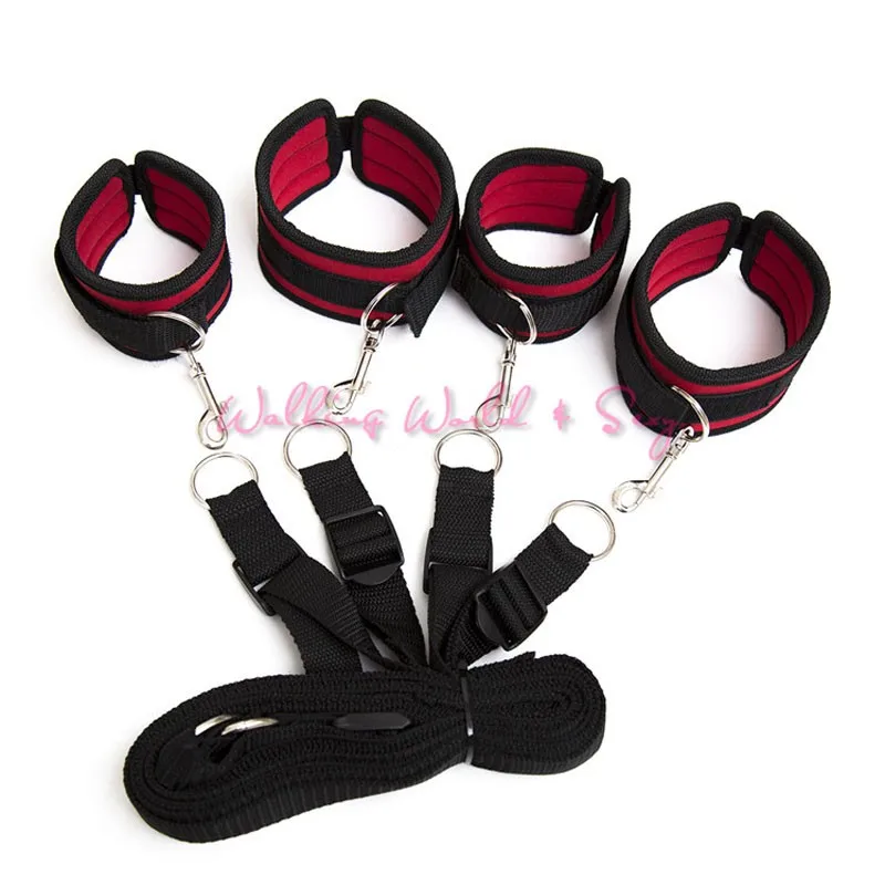 Adult Game Sex Products Under Bed BDSM Bondage Restraint Hand Ankle Cuffs Bondage Kit Fetish Erotic Sex Toys For Couples Flirt (3)