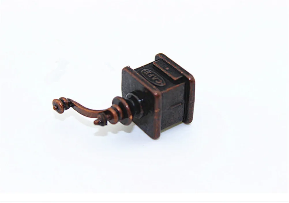 1/12 Dollhouse Miniature Kitchen Vintage Coffee Grinder For Doll Gift Doll Accessories Dollhouse Furniture