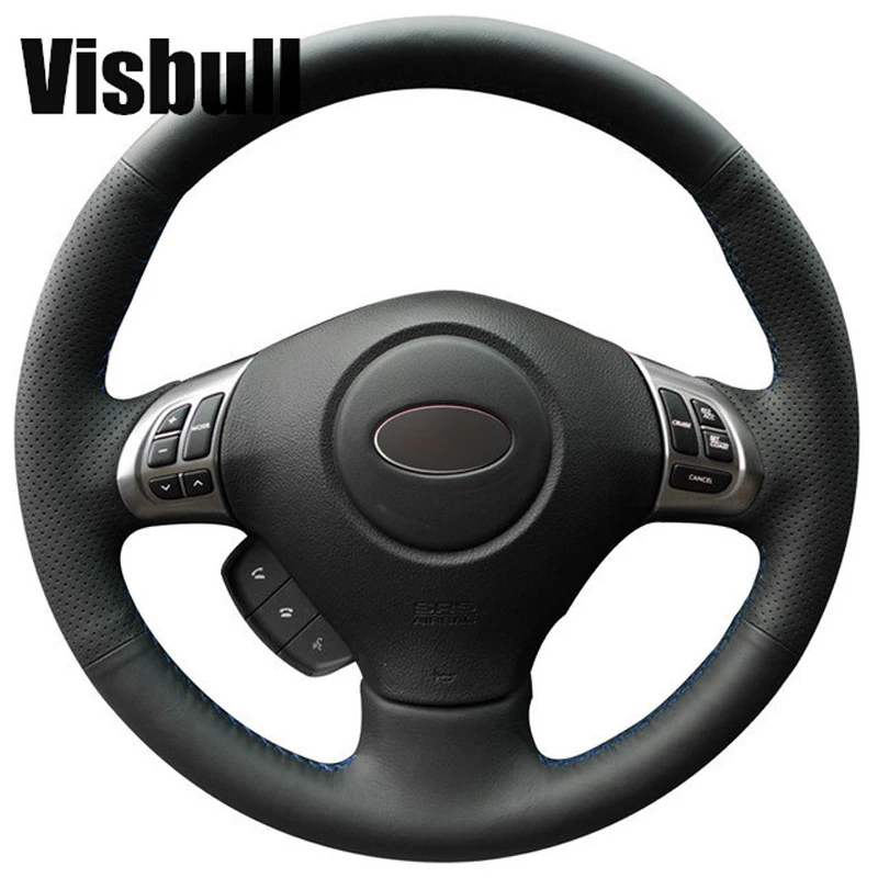 Visbull PU кожаный чехол рулевого колеса автомобиля V1021 для Subaru Forester 2008 2012 Impreza 2011 Legacy