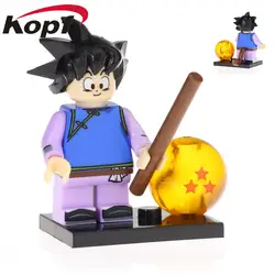 Одной продажи Dragon Ball Z фигурки строительные блоки ВС Wutian Wu Tianx Мужские Шорты для купания образование подарок игрушки модели дети PG1369