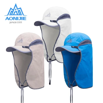 

AONIJIE Outdoor Multifunction Detachable UV Proof Sun Hat Women/Men Folding Visor Cap for Hiking Fishing Cycling