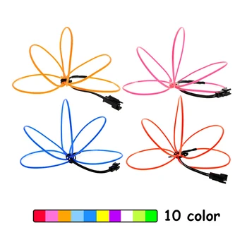 

3M/5M/8M/10M Neon Light Dance Party Decor Lamp Flexible EL Wire Rope Tube Waterproof 2.3MM LED Strip Rope Light Xmas Decor