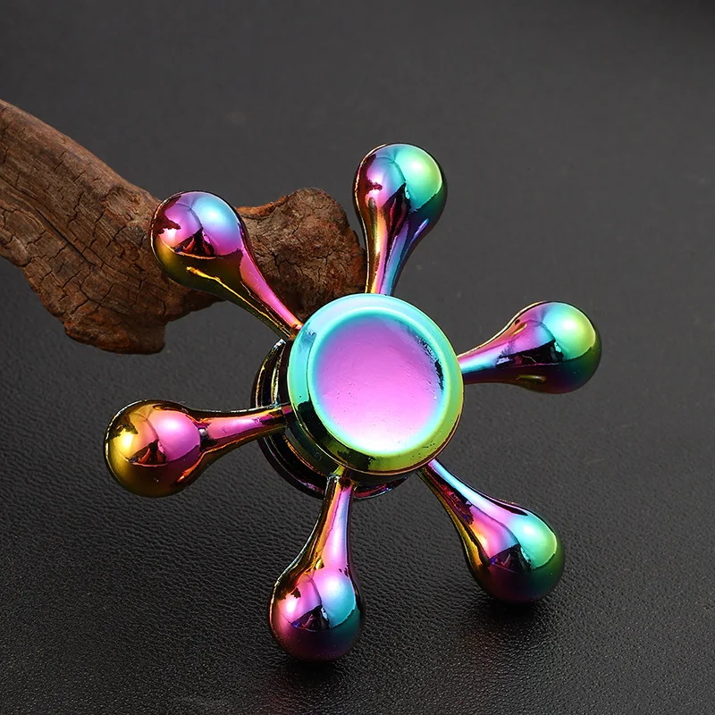 

Colorful Hand Spinner EDC Zinc Alloy Fidget Hand Spinners Autism ADHD Kids Finger Toys Spinners Focus Relieves Stress Adhd E