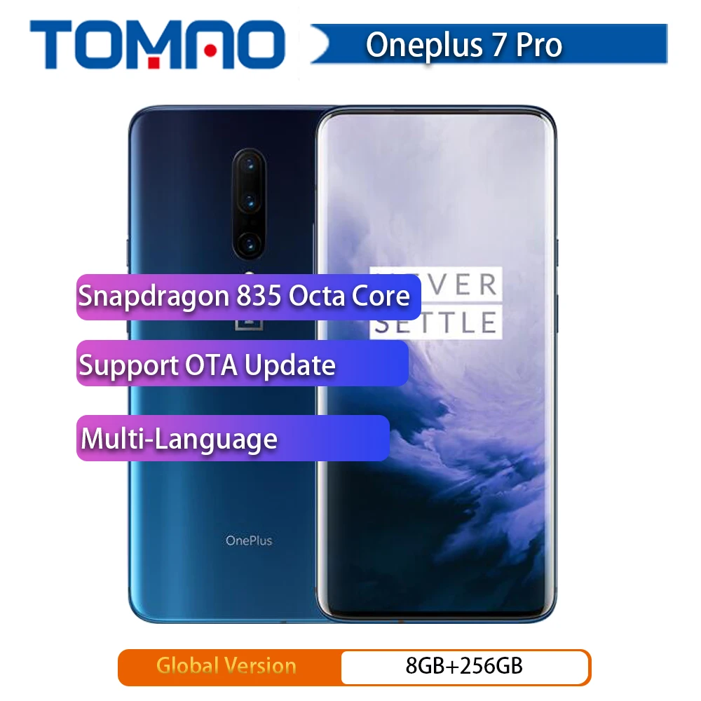 Смартфон Oneplus 7 Pro ОЗУ 8 Гб ПЗУ 256 процессор Snapdragon 855 AMOLED экран 6 67 дюйма 90 Гц со