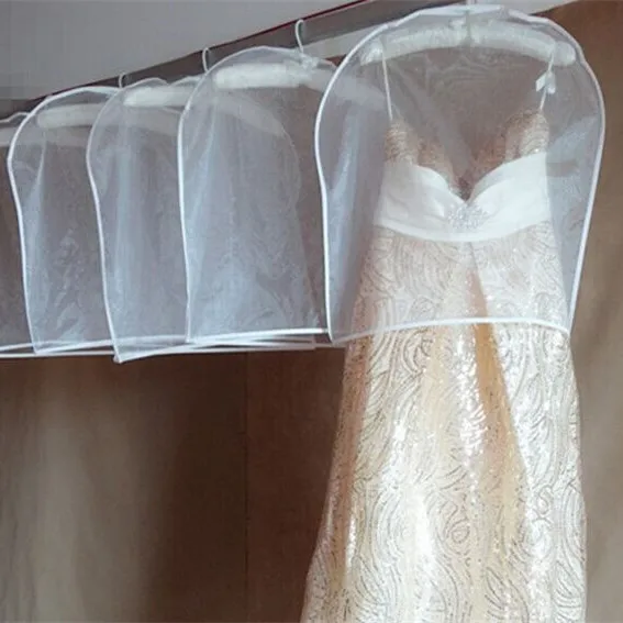 2016 Wedding Dress Bags White Dust Bag Travel Storage Dust Covers ...