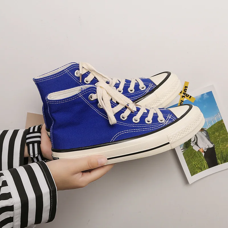 Vente 2018 high Top Hommes de toile de mode casual chaussures hommes Casual Sneakers Respirant plat Conduite Vulcaniser Amoureux des chaussures de Marche MC 88
