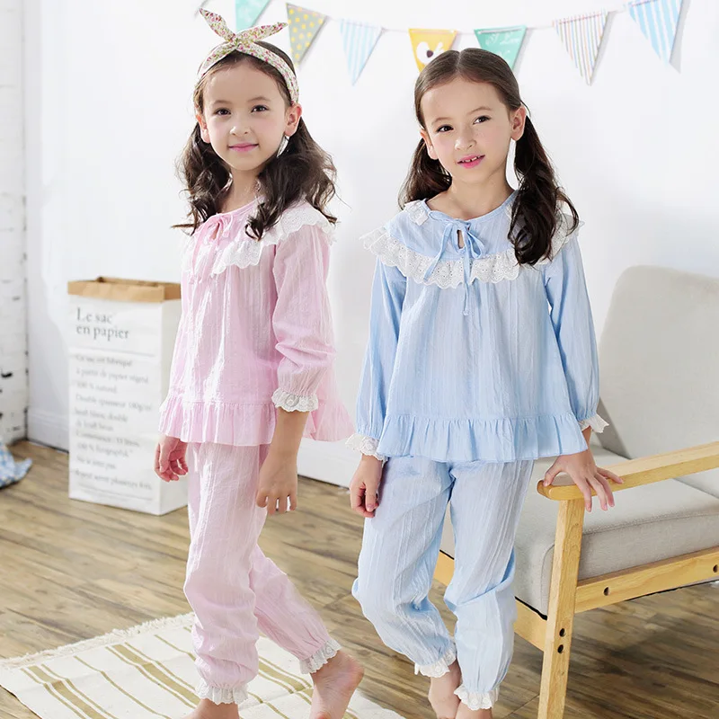 Брендовый детский пижамный комплект, пижама для девочек хлопковый пижамный комплект, домашняя одежда с длинными рукавами для детей, пижамы для детей от 3 до 10 лет