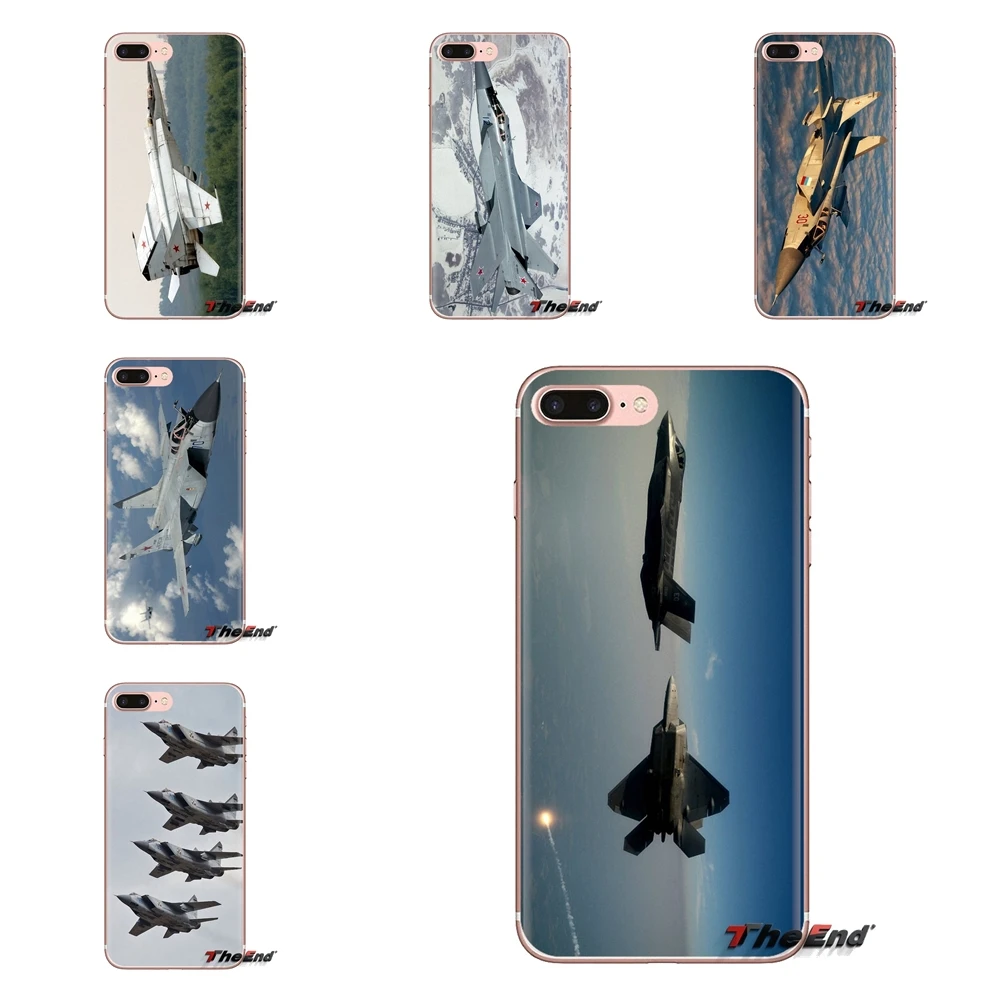 For Xiaomi Redmi 4A S2 Note 3 3S 4 4X 5 Plus 6 7 6A Pro Pocophone F1 Russian Mig Jet Fighting Falcon Aircraft Mobile Phone Cover |