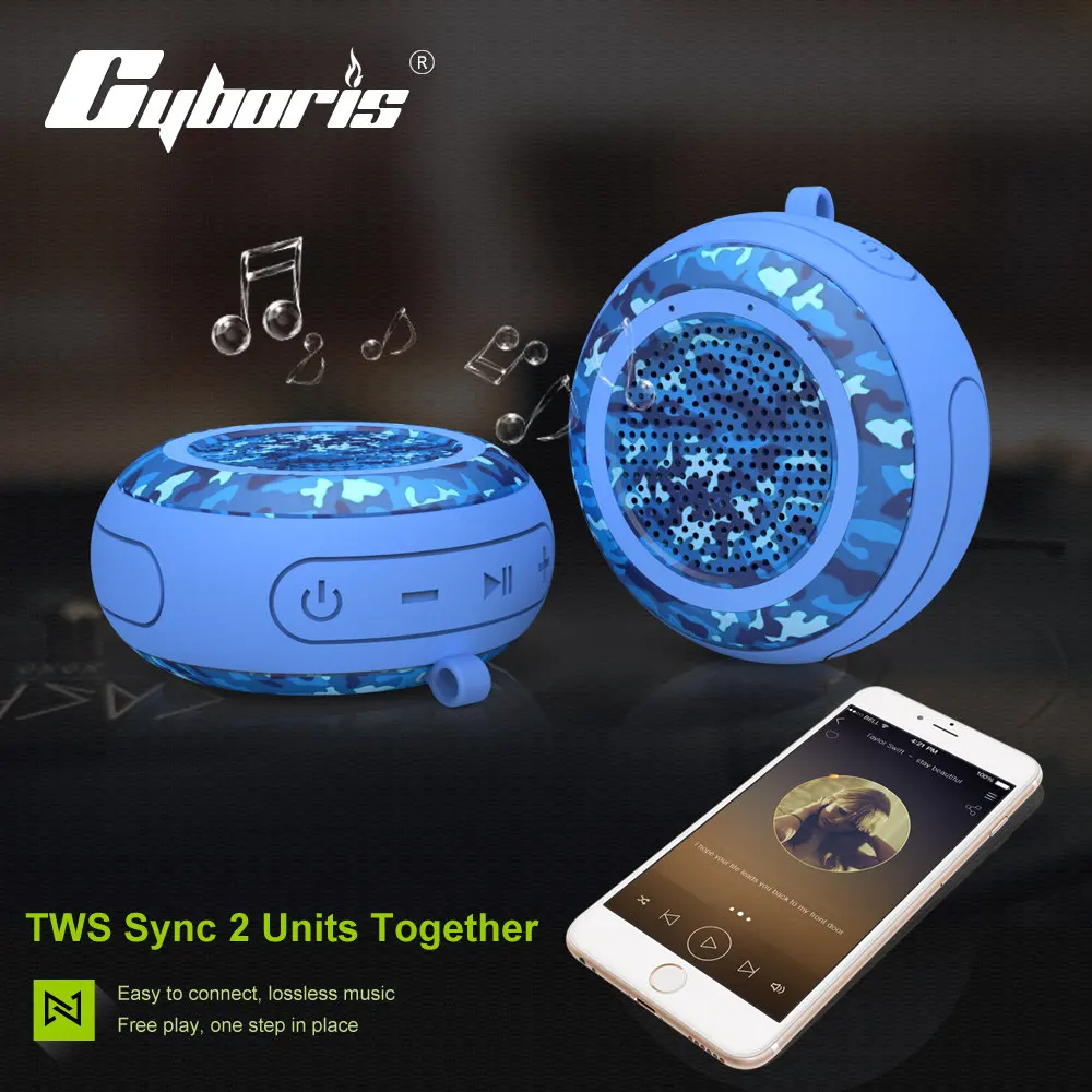 CYBORIS IP67 5WTF Колонка глубокие басы плавающий динамик для бассейна TWS Bluetooth s