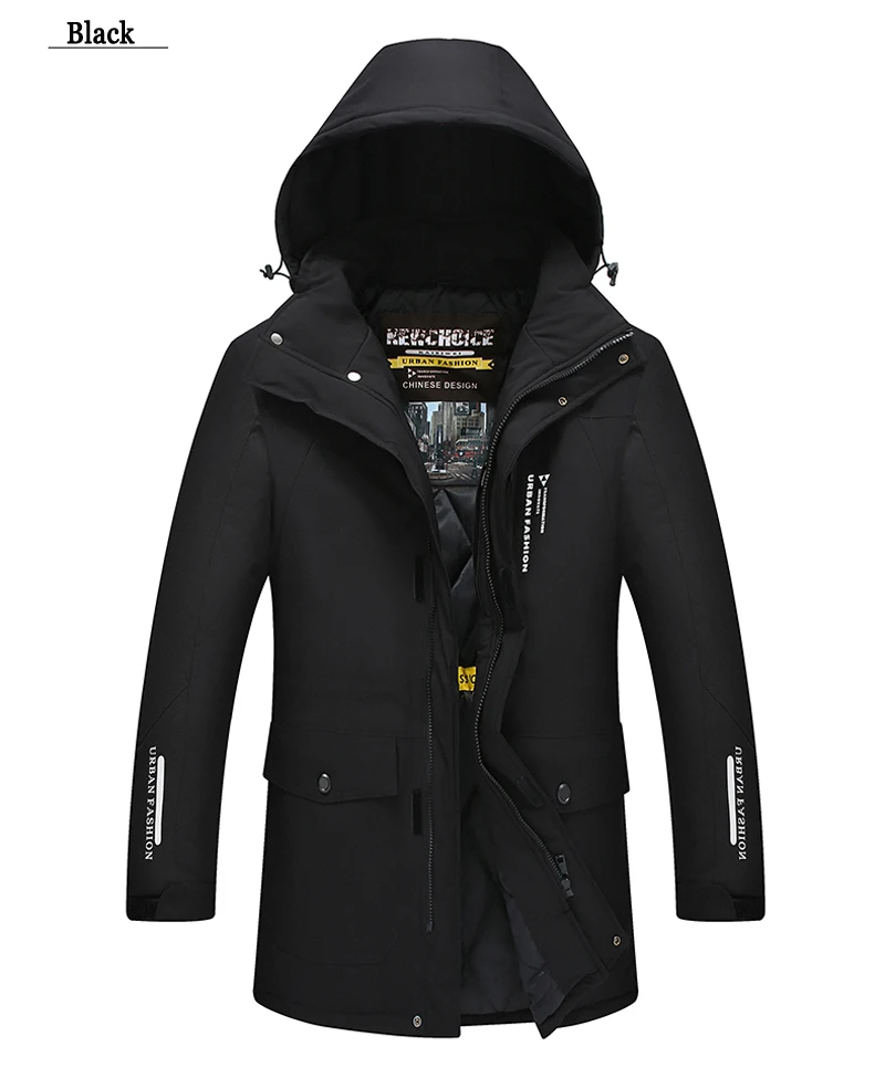 Зимняя мужская куртка 7XL8XL с хлопковой подкладкой, теплое мягкое Мужское пальто, повседневная Водонепроницаемая ветровка средней длины с капюшоном, мужская куртка