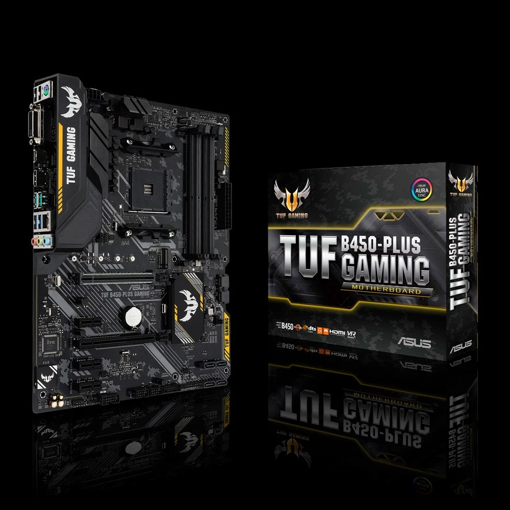 ASUS TUF B450 PLUS GAMING DDR4 SDRAM DIMM 2133 2400 2666 2800 3000 3200 МГц двойной 64 ГБ AMD|Карты памяти| |