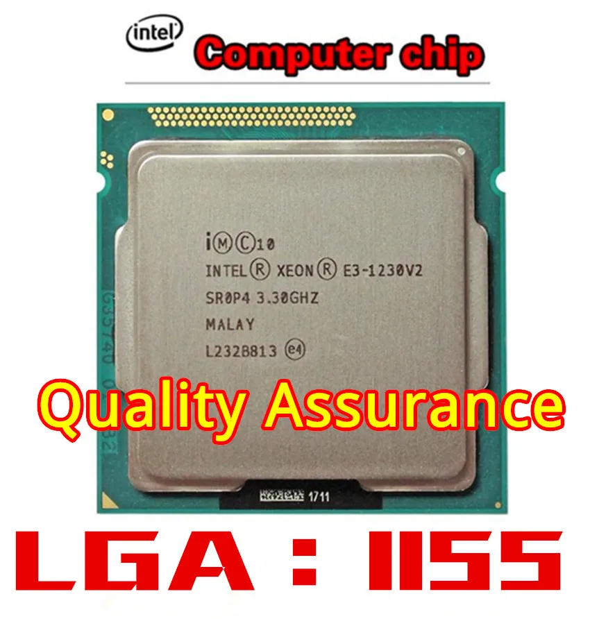 Intel Xeon E3 1230 E3 1230 v2 8M Cache 3.30 GHz Quad Core Processor ...