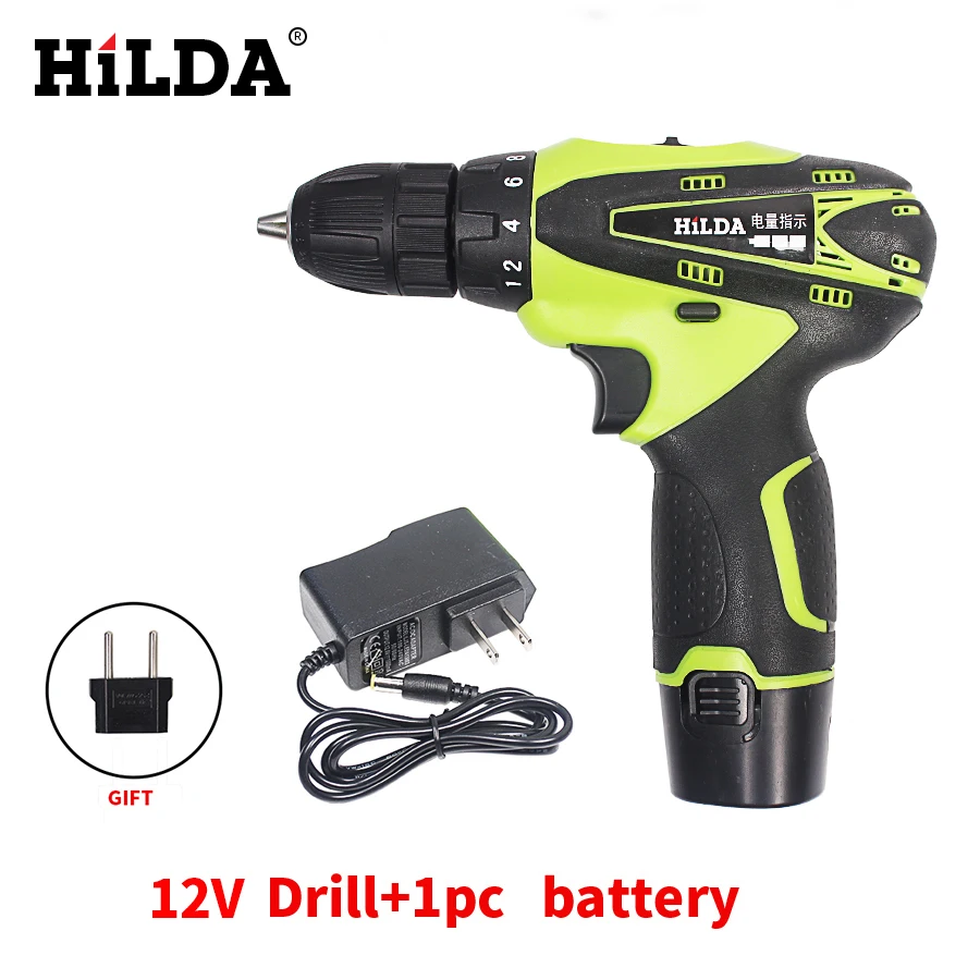 12V Electric Screwdriver Lithium Battery Rechargeable