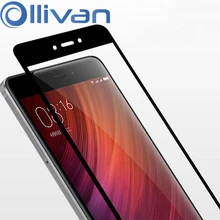 Redmi 4X Tempered Glass Film Ollivan Full Cover Protect For Xiaomi Remi 4X Screen Protector Scratch Proof Pelicula de Vidro