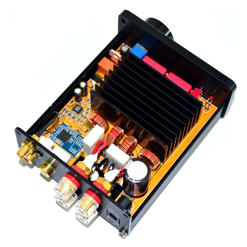 Настольный цифровой усилитель Mini Class D TDA7498 2 0 Bluetooth 5 CSR8675 HIFI 100 Вт + Вт|Усилители