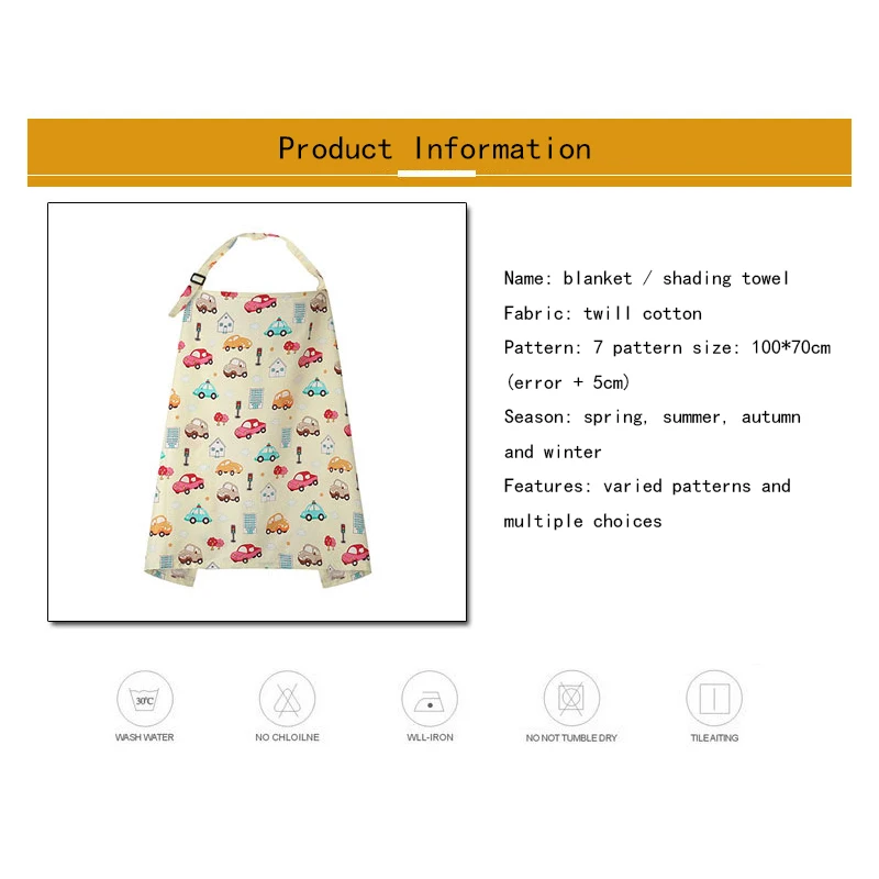 spesifikasi 1 Pcs 100% Kapas Bernapas Menyusui Cover Muslin Bayi  S Apron Ibu Di Luar Ruangan Bayi Payudara Nursing Cover