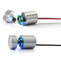 (パック/2 ユニット) 青色光 LED ルミ修正イルミネーションスタンドオフキット、サポート看板まで 3/8-インチの厚さ、壁マウント 3-D ディスプレイ