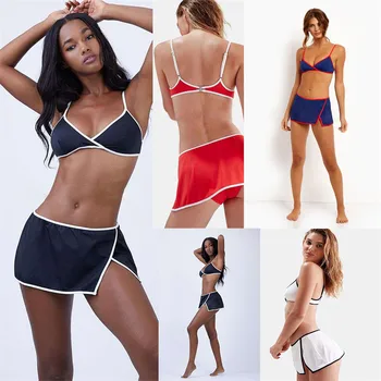 

YICN Sexy Short Skirt Bikinis 2019 mujer micro bikini swimwear women bathing suit monokini biquinis feminino bikini net swimsuit