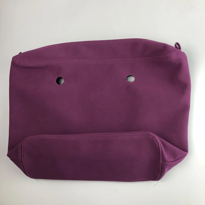 Class Mini Purple cashemere PU leahter inserts interior for obag silicon bag handbag accessories  Inner Lining Insert for O Bag