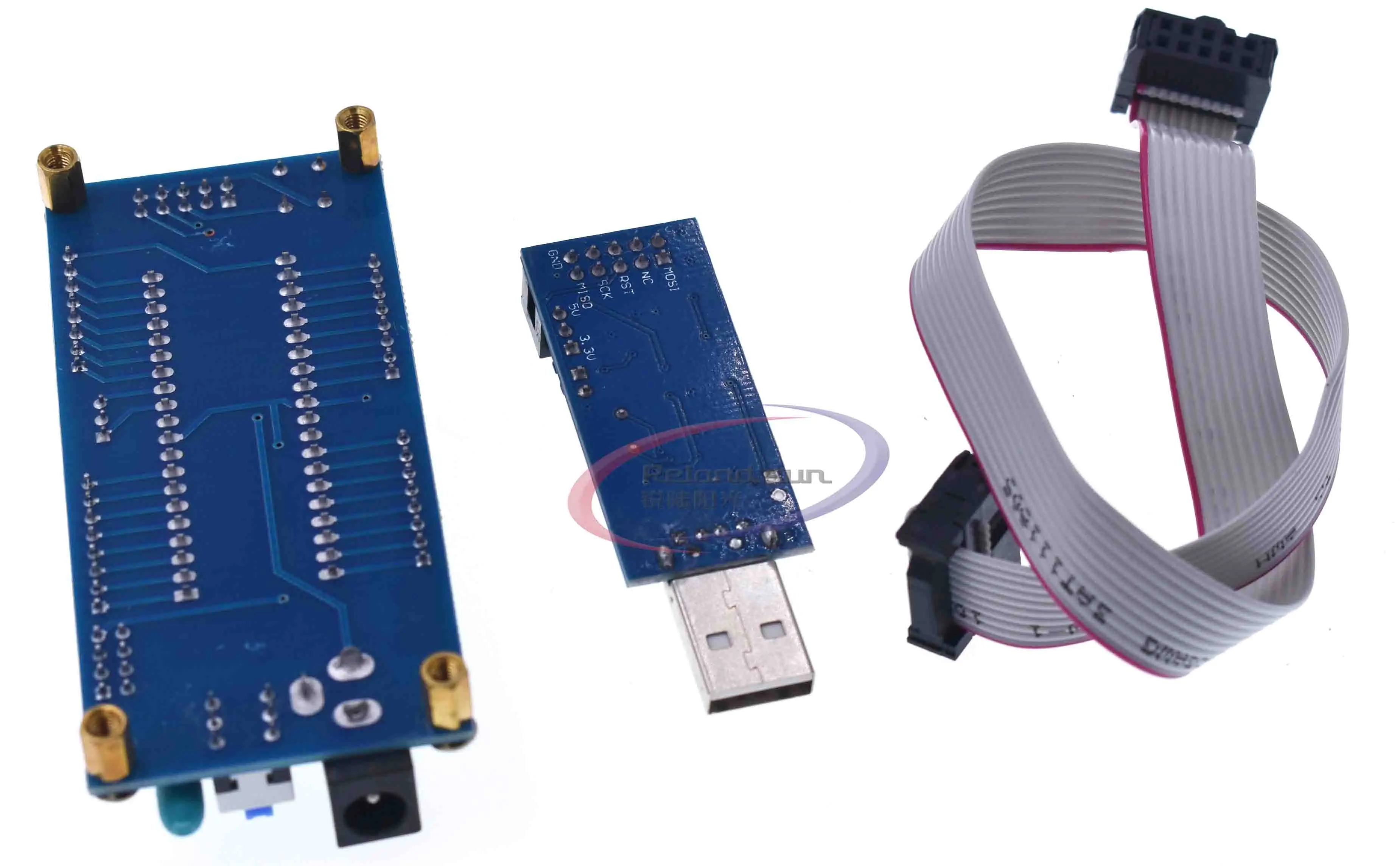 AVR ATMEGA16 минимальная системная плата ATmega32 макетная + USB ISP USBasp программатор для