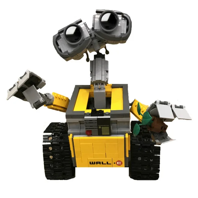 

687PCS WALL E building block robot mobilization model toy children compatible 21303 children's birthday gift collection toy