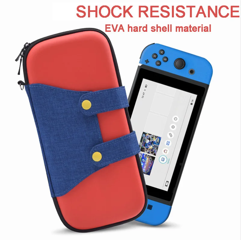  5 in 1 Gaming Console Storage Bag for Nintend Switch NS Case for Nintendo Switch +Hard Shell + Temp - 32974424385