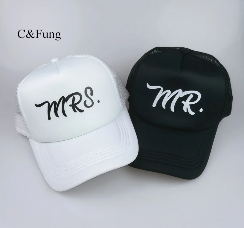 Bride and groom trucker hats Clearance