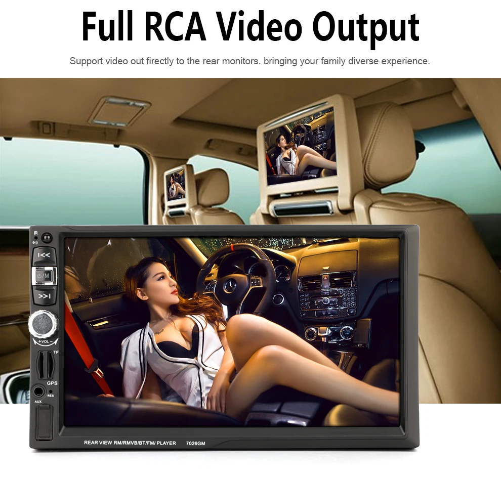 Discount 2 Din Car Radio Mutimedia Player 7