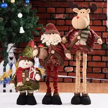 Retractable Christmas Ornaments Doll Table Christmas Tree Cloth Toy Doll Christmas Hang Decorations Retractable Christmas Ornaments Doll Table Christmas Tree Cloth Toy Doll Christmas Hang Decorations